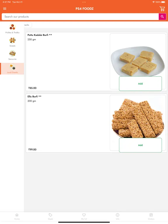 PS4 FOODZ iPad  Screenshots
