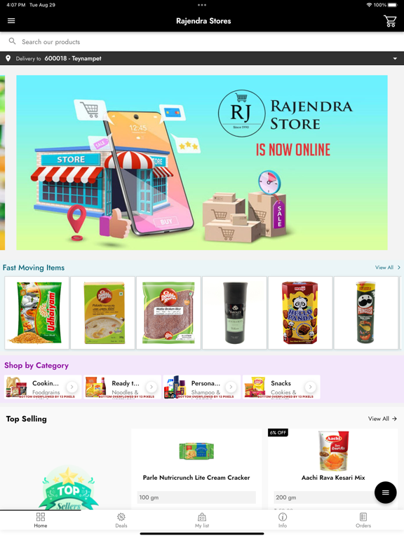 Screenshot di Rajendra Stores iPad 