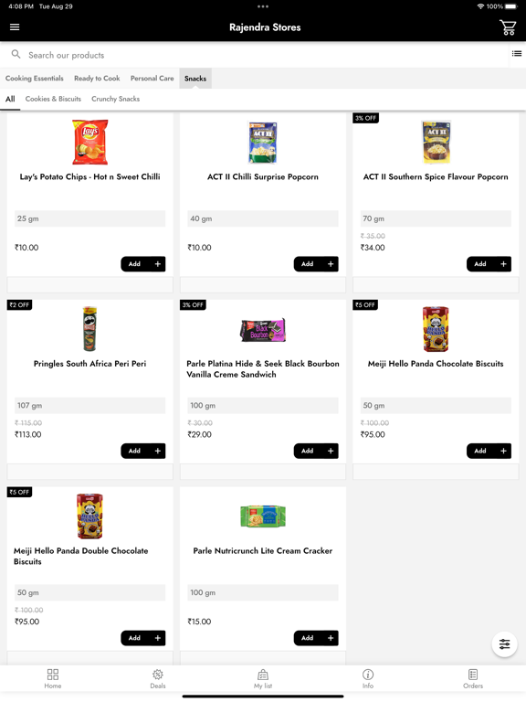 Screenshot di Rajendra Stores iPad 
