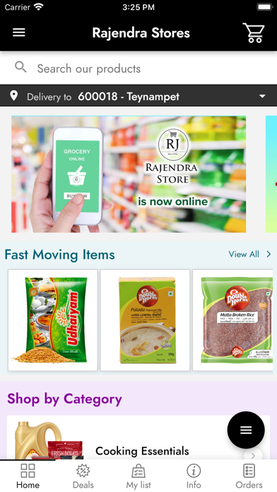 Screenshot di Rajendra Stores