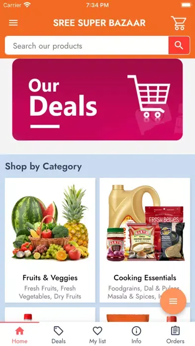 Ảnh chụp màn hình của Sree Super Bazaar