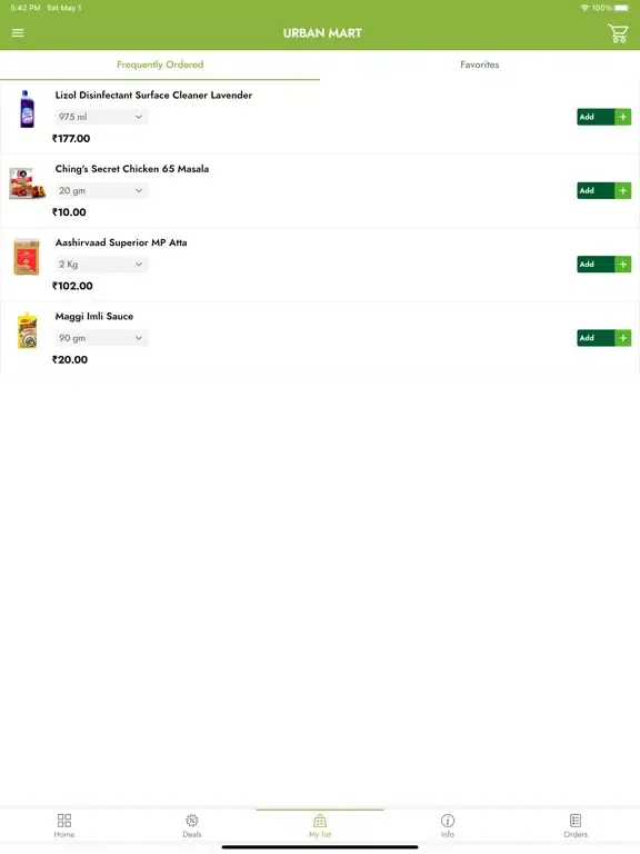 URBAN MART iPad  سکرین شاٹس