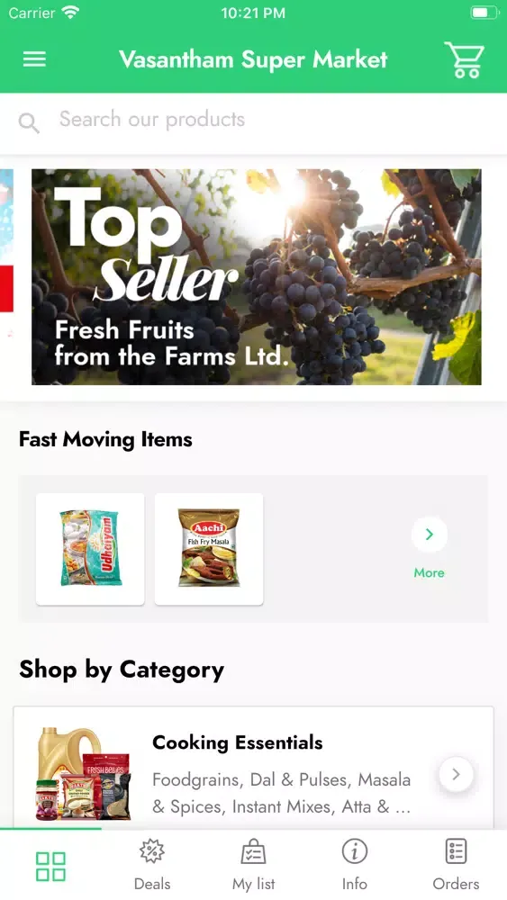 Capturas de pantalla de Vasantham Super Market