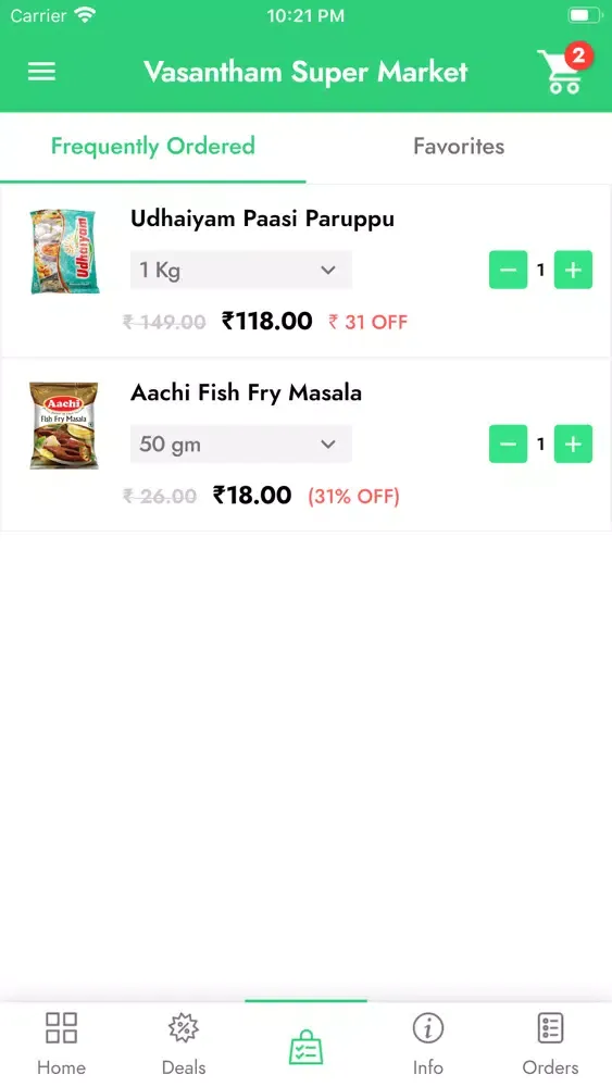 Capturas de pantalla de Vasantham Super Market