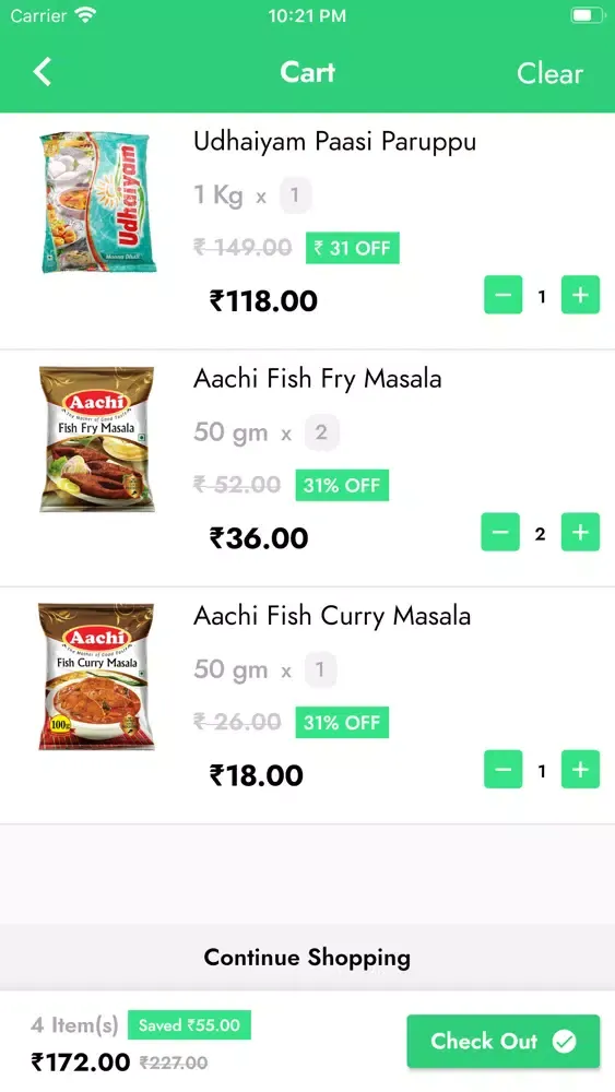 Capturas de pantalla de Vasantham Super Market