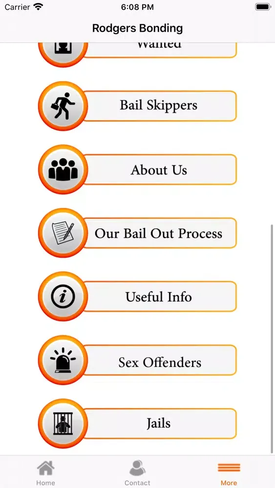 Rodgers Bail Bonding Screenshots