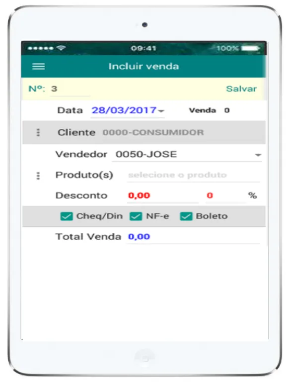 Captures d'écran de app Sales Ceasa iPad 