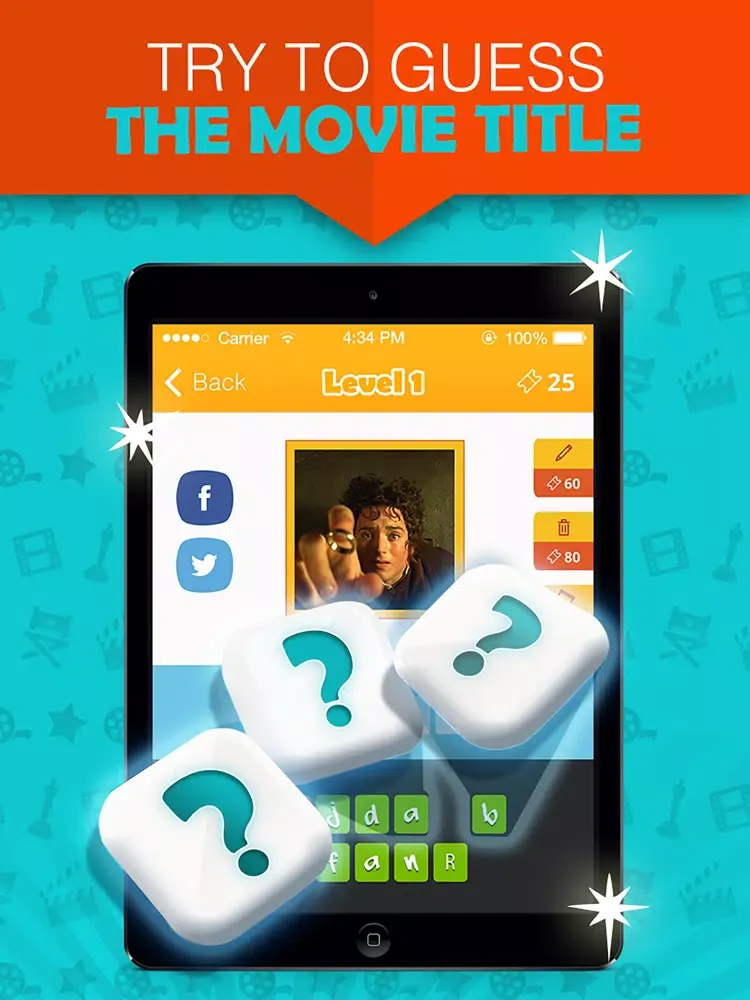 تصاویر Cinemania - MovieQuiz iPad 