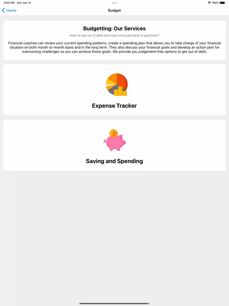 Скриншоты Isles Financial Solutions iPad 