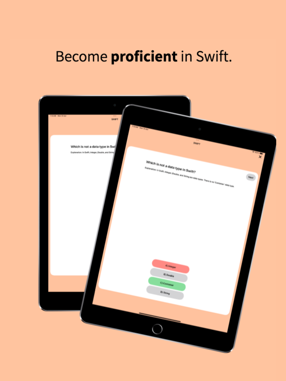 Tangkapan skrin EverCode: Learn Swift, SwiftUI iPad 