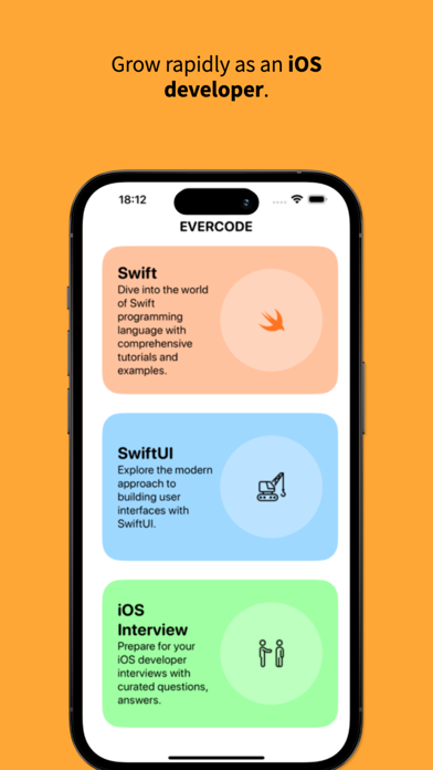 Tangkapan skrin EverCode: Learn Swift, SwiftUI