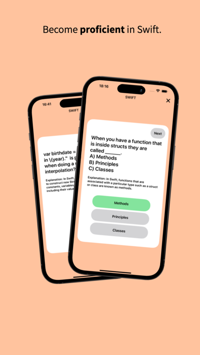 Tangkapan skrin EverCode: Learn Swift, SwiftUI