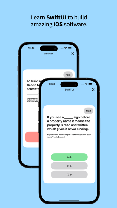 Tangkapan skrin EverCode: Learn Swift, SwiftUI