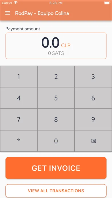 Скриншоты RodPay Bitcoin Lightning POS