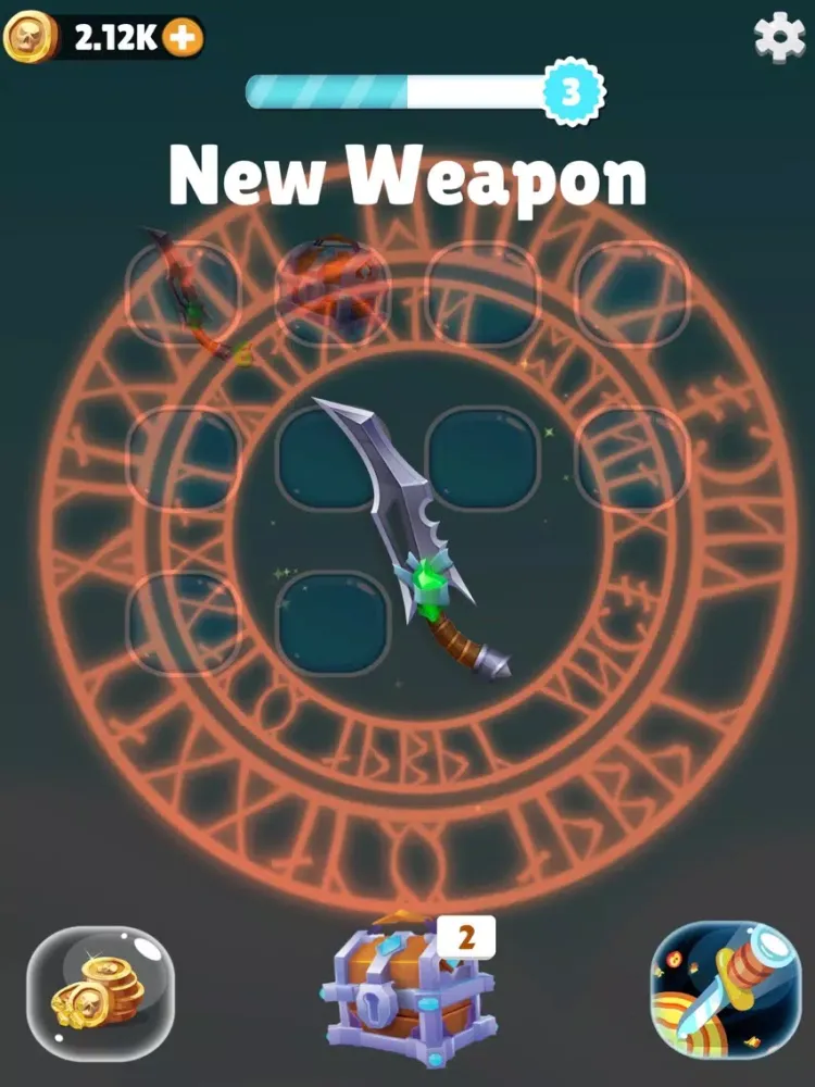 Ảnh chụp màn hình của Idle Knives Tycoon-Merge & Hit iPad 