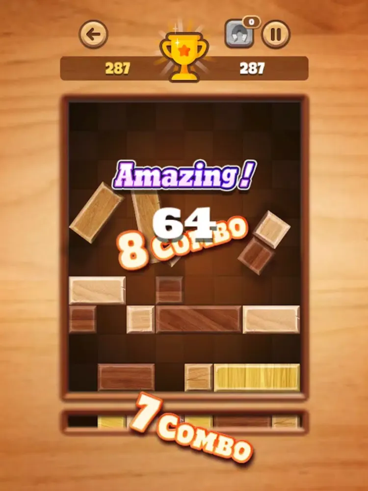 Tangkapan layar Slide Block Wood iPad 
