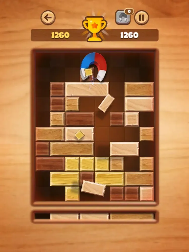 Tangkapan layar Slide Block Wood iPad 