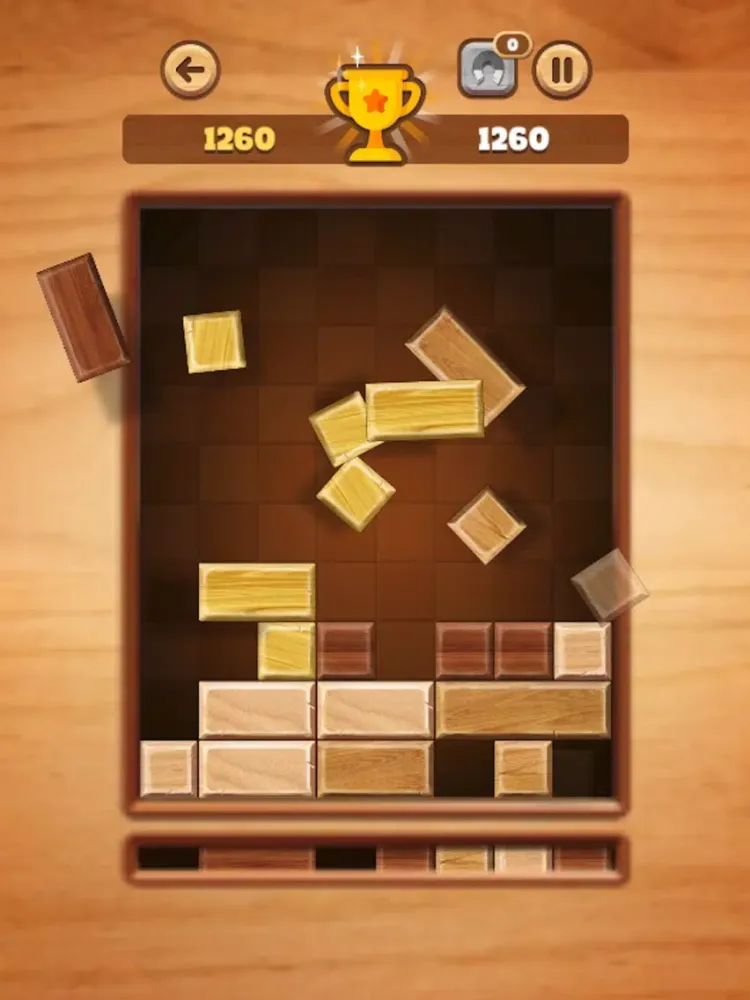 Tangkapan layar Slide Block Wood iPad 
