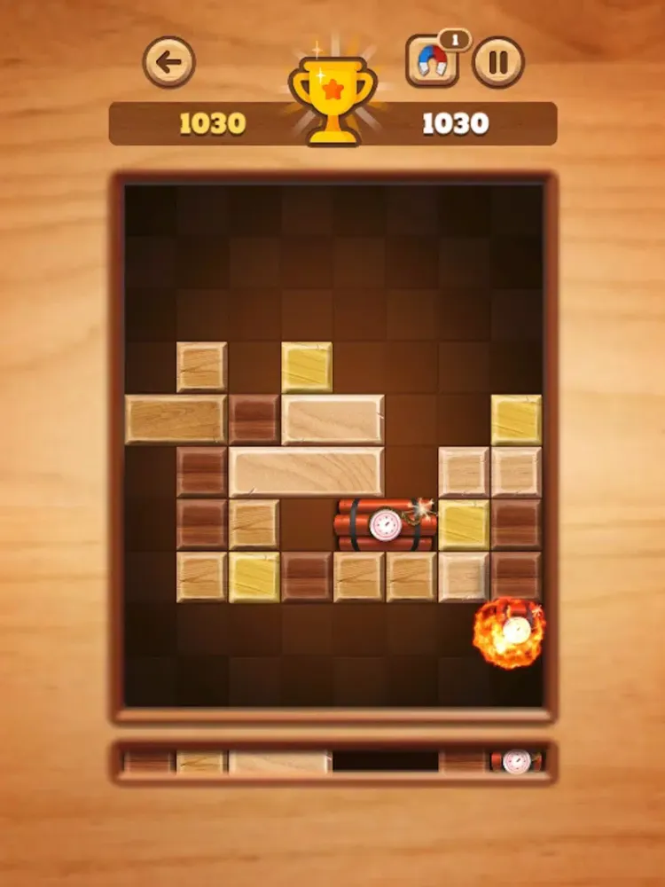 Tangkapan layar Slide Block Wood iPad 