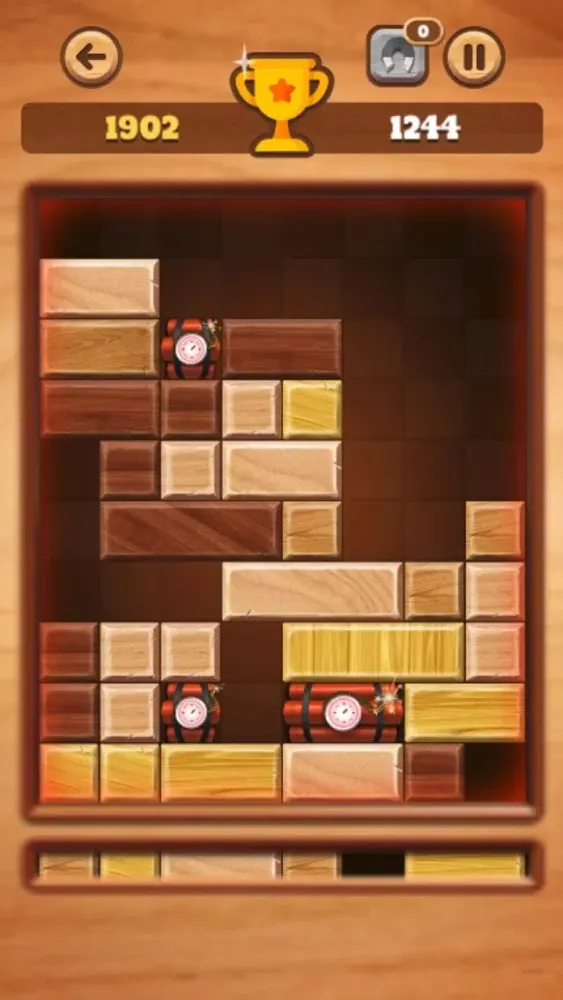 Tangkapan layar Slide Block Wood