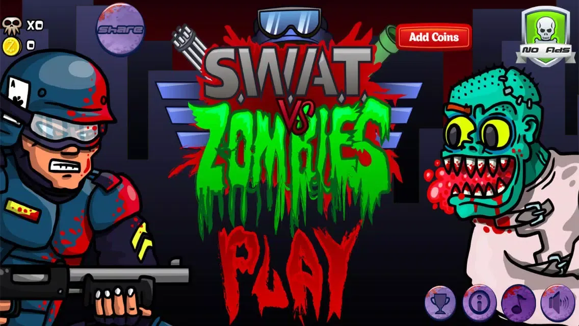 ภาพหน้าจอของ S.W.A.T vs Zombies