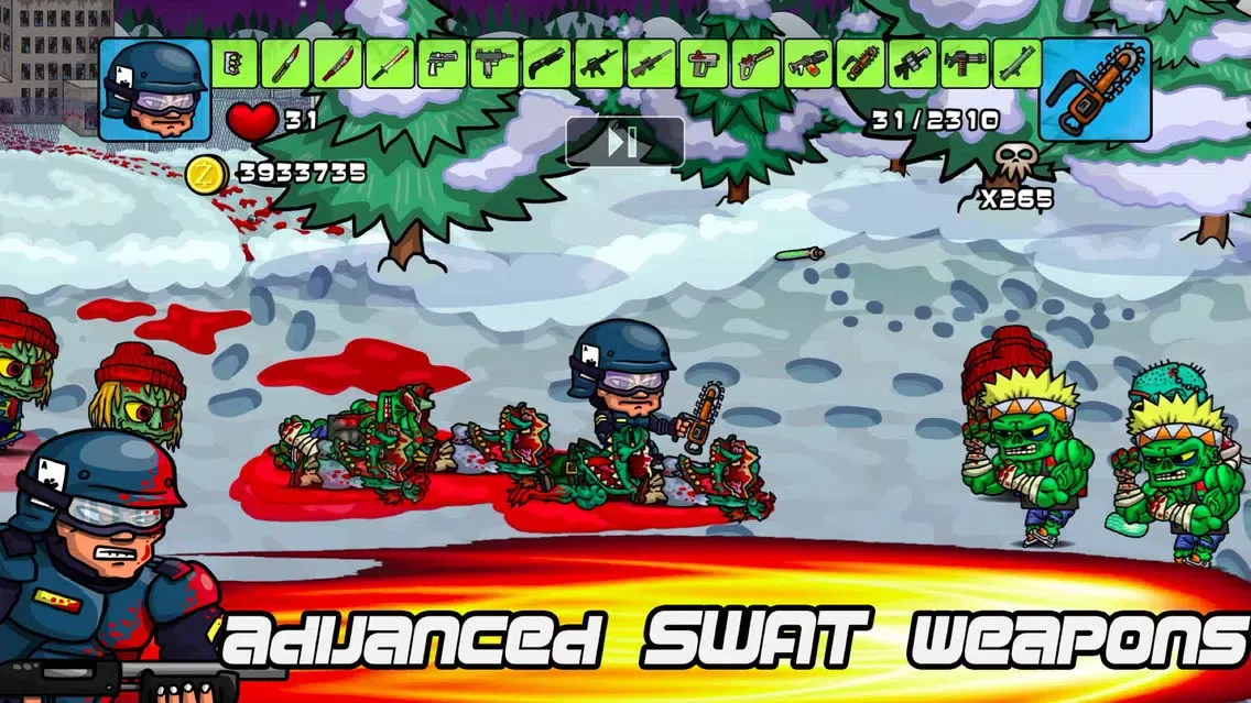 ภาพหน้าจอของ S.W.A.T vs Zombies