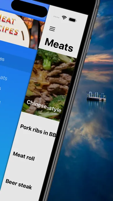 Meat Recipes Cookbook سکرین شاٹس