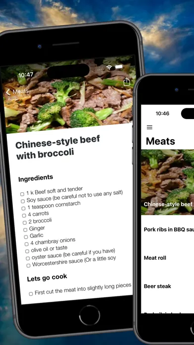 Meat Recipes Cookbook سکرین شاٹس