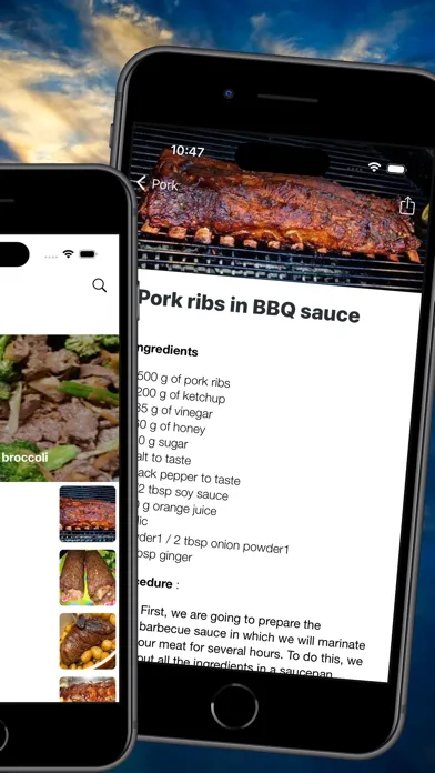 Meat Recipes Cookbook سکرین شاٹس