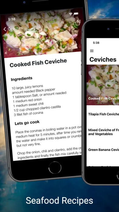 Easy and tasty seafood recipes スクリーンショット