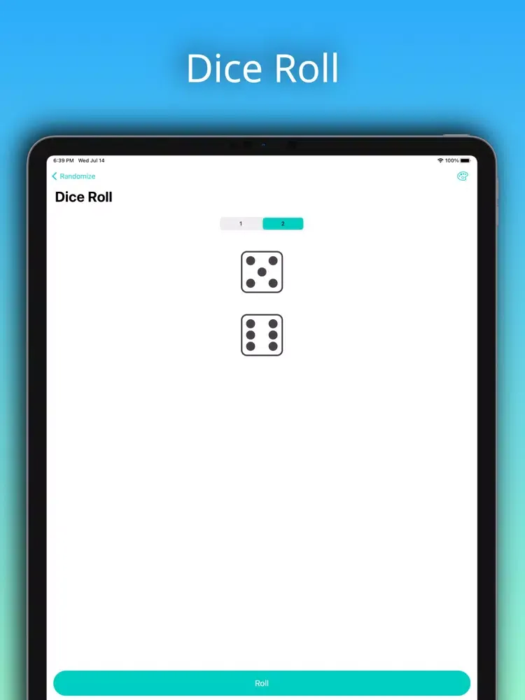ภาพหน้าจอของ Randomizer: Events Generator iPad 