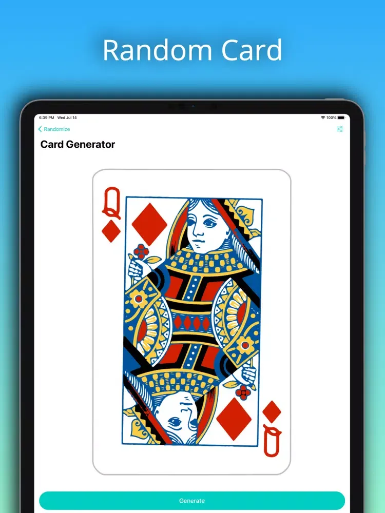 ภาพหน้าจอของ Randomizer: Events Generator iPad 