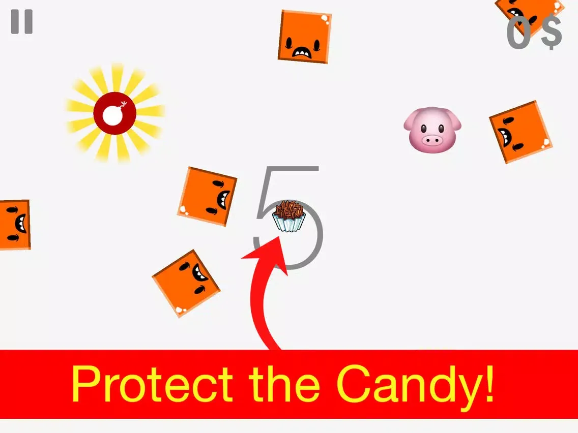 Tangkapan skrin Super Dash Ball Arena Candy - Game for kids iPad 