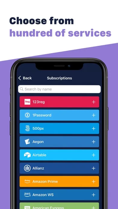 Paiva - Track subscriptions سکرین شاٹس