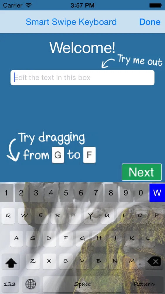 Smart Swipe Keyboard Pro for iOS8應用截圖