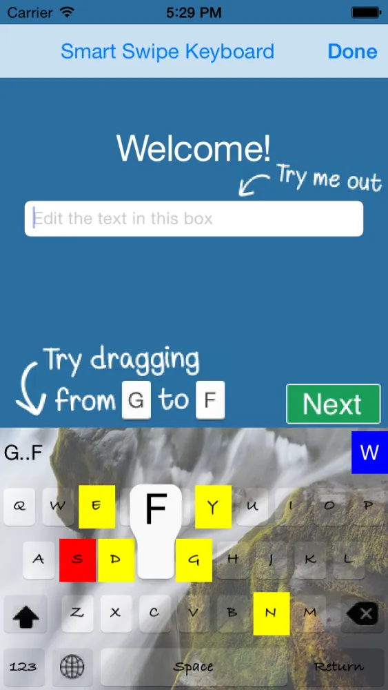 Smart Swipe Keyboard Pro for iOS8應用截圖