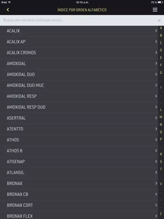 Vademécum Roemmers iPad  سکرین شاٹس
