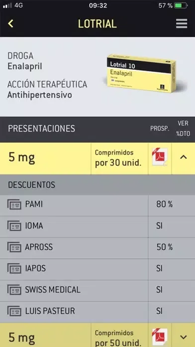 Vademécum Roemmers سکرین شاٹس