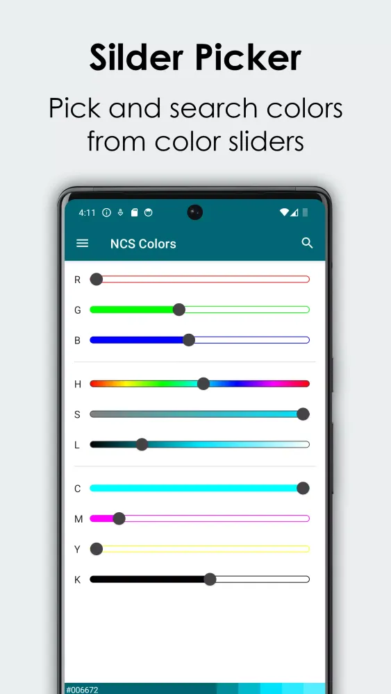 Capturas de pantalla de NCS Colors