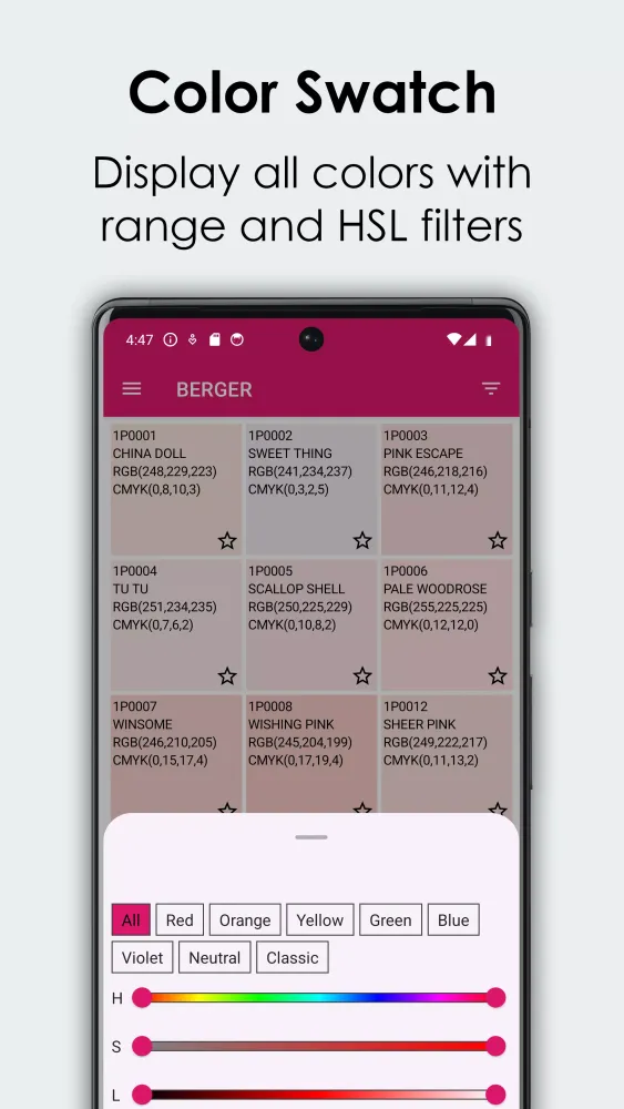 Berger Paint Colors スクリーンショット