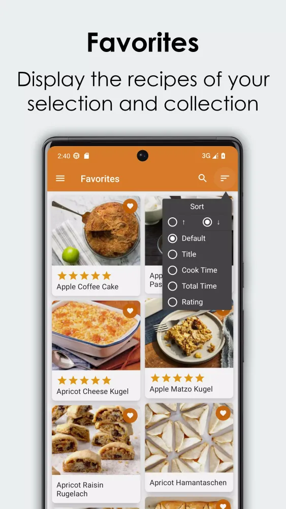 Jewish Recipes Cookbook Screenshots