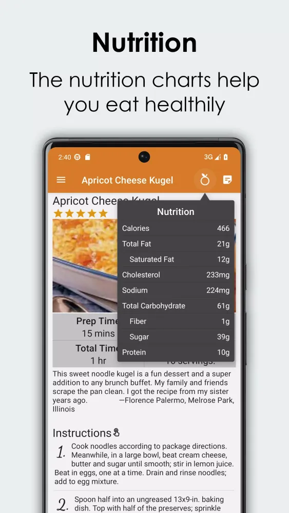 Jewish Recipes Cookbook Screenshots