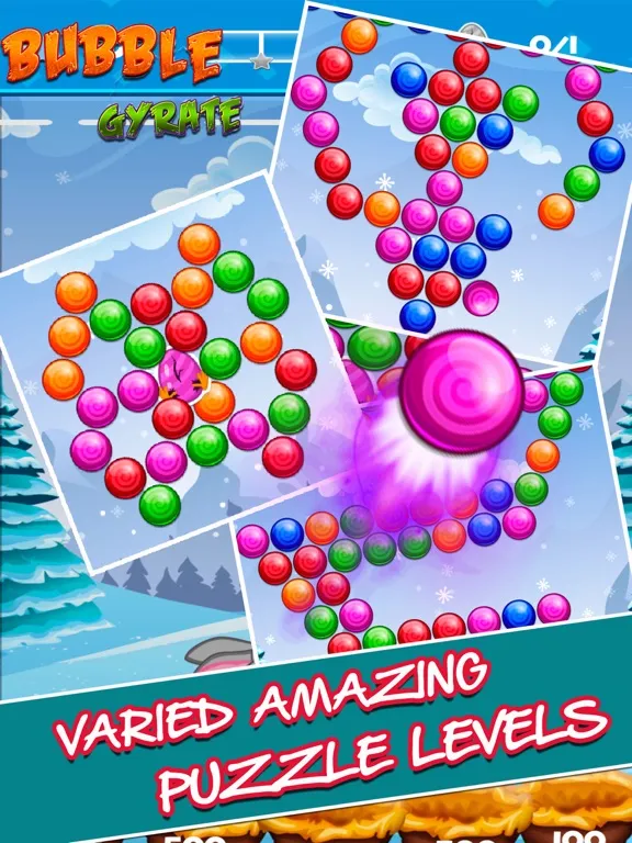 Captures d'écran de Bubble Gyrate Shooter iPad 