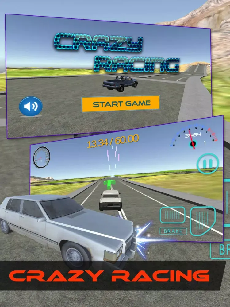 Crazy Racing:Car Drift and Racing Game iPad  Screenshots