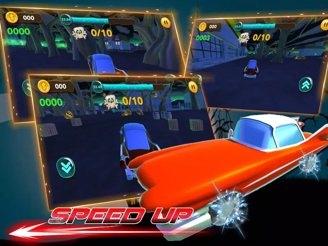 ภาพหน้าจอของ Zombusters:Real Car Racing and Driving Game iPad 