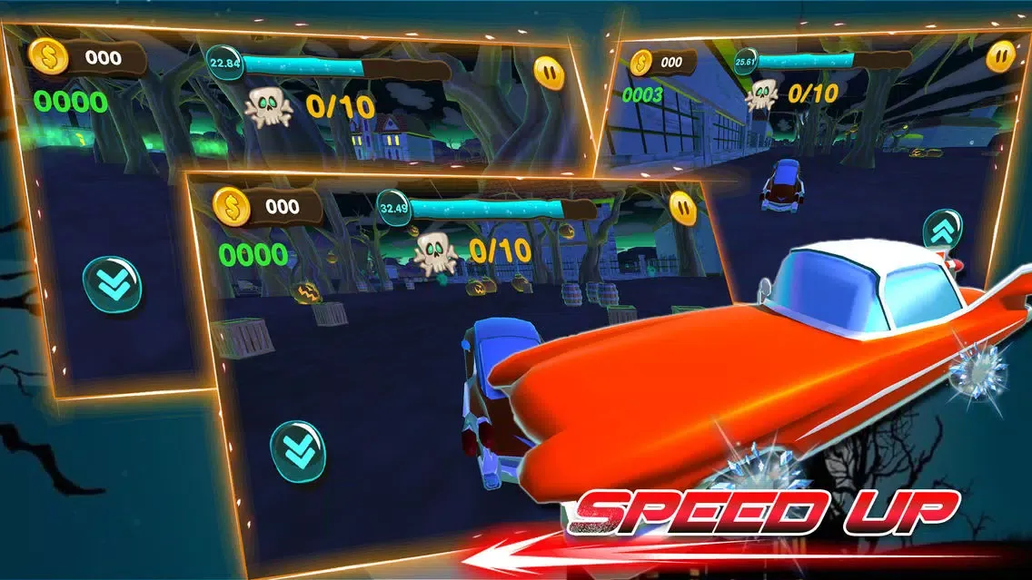 ภาพหน้าจอของ Zombusters:Real Car Racing and Driving Game