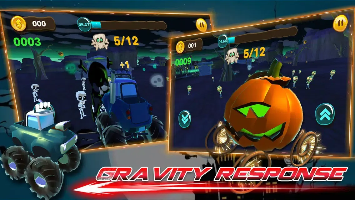 ภาพหน้าจอของ Zombusters:Real Car Racing and Driving Game
