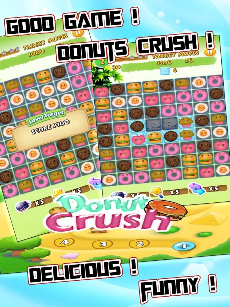Captures d'écran de Donuts Crush iPad 