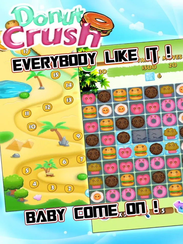 Captures d'écran de Donuts Crush iPad 