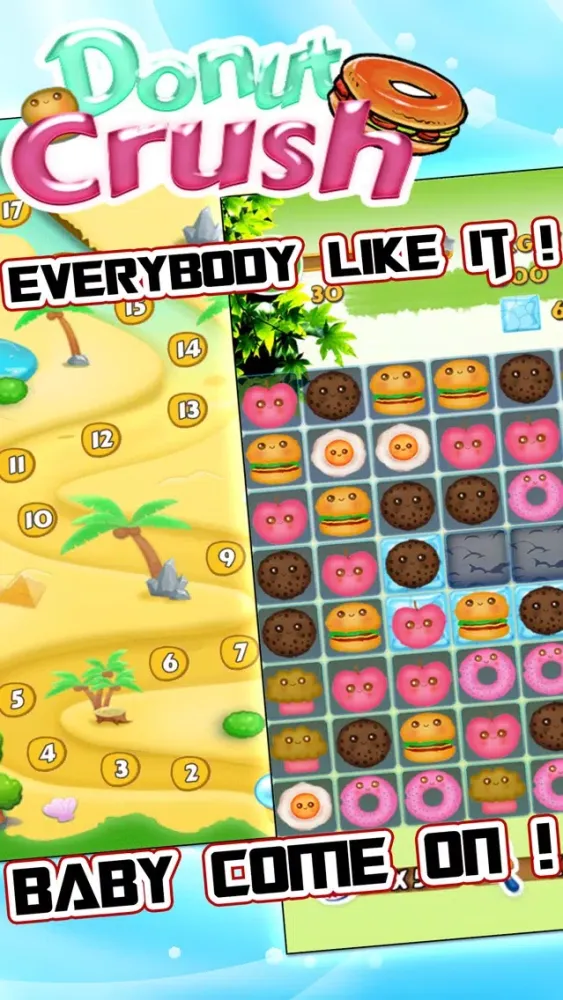 Captures d'écran de Donuts Crush